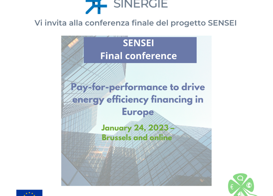Conferenza Finale del Progetto Europeo SENSEI